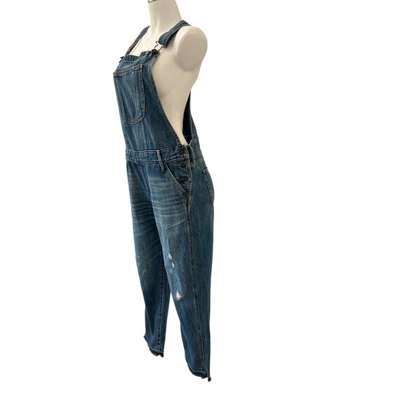Abercrombie & Fitch Blue Denim Overalls - Picture 4 of 15